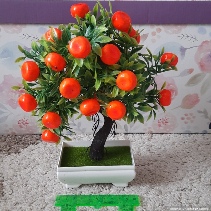 Мандариновое дерево — Миниатюра для кукол (фото 6)