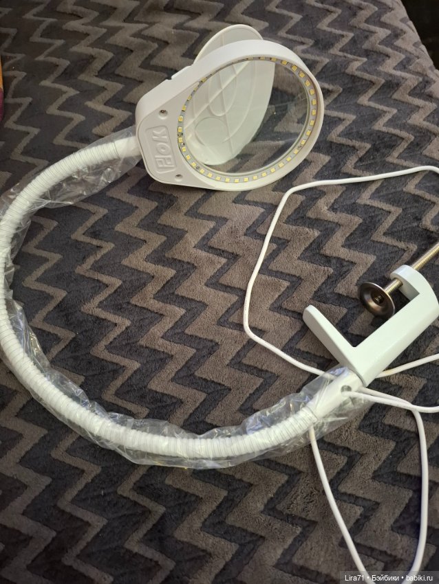 Лампа с лупой настольная — Другие инструменты для кукол