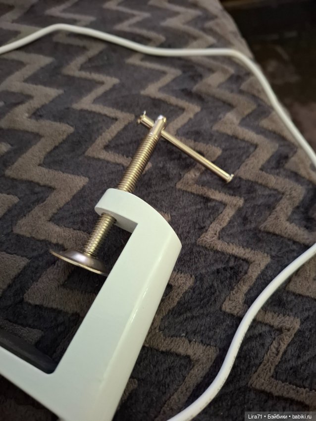 Лампа с лупой настольная — Другие инструменты для кукол (фото 3)