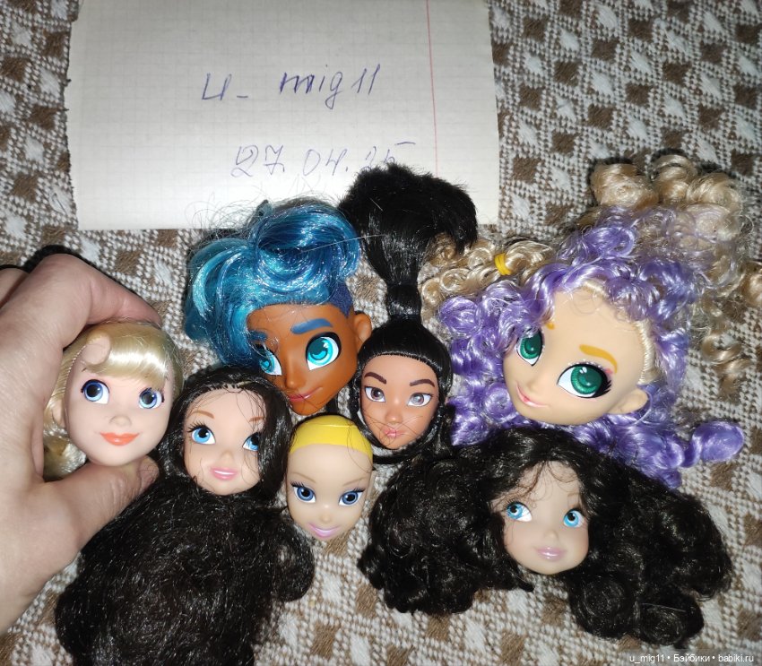 Головы от ликки,licca repro blommor imomo