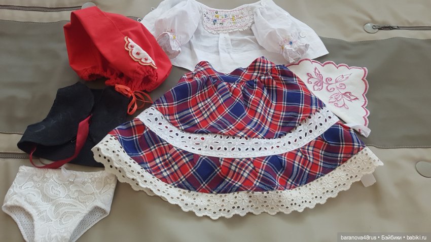 Кукольный наряд "Красная шапочка" для Марины флиртушки (фото 8)