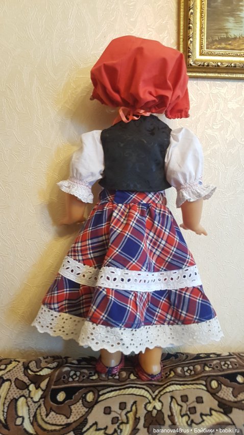 Кукольный наряд "Красная шапочка" для Марины флиртушки (фото 4)