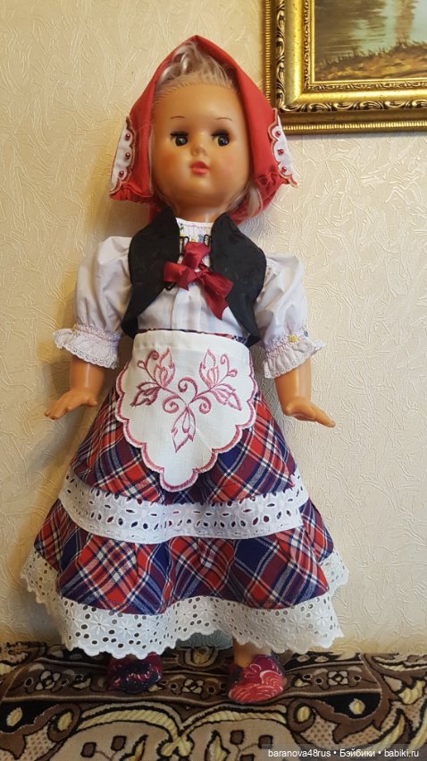Кукольный наряд "Красная шапочка" для Марины флиртушки
