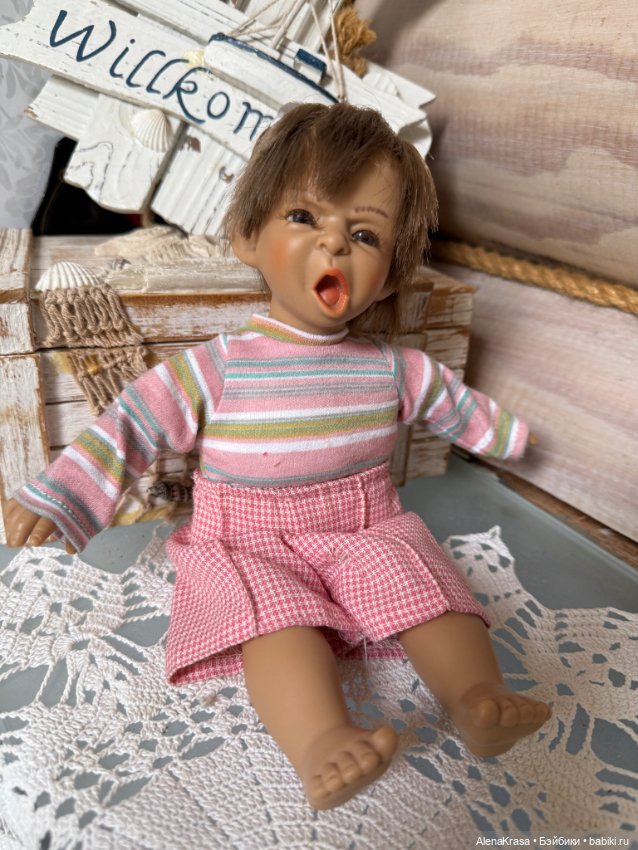 Пупс характерный Lorens — Винтажные куклы и игрушки детства