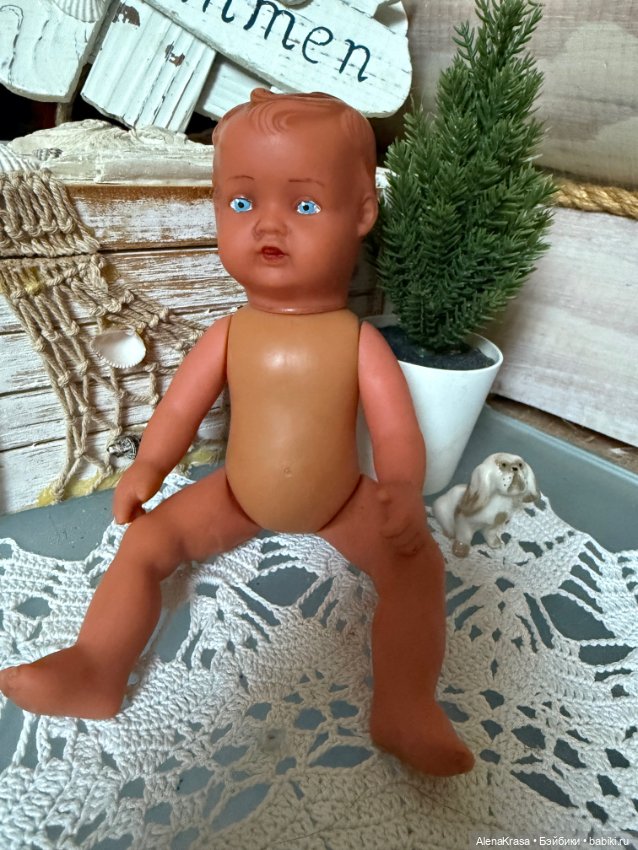 Резиновый пупс ГДР — Винтажные куклы и игрушки детства