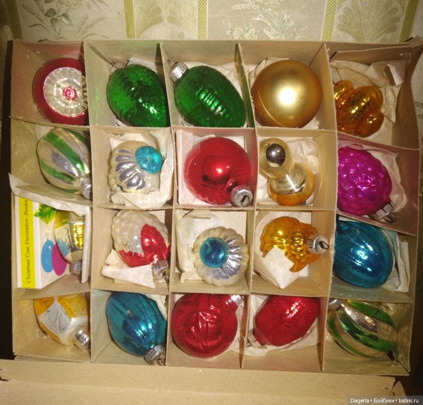 Набор елочных игрушек ГДР (фото 3)