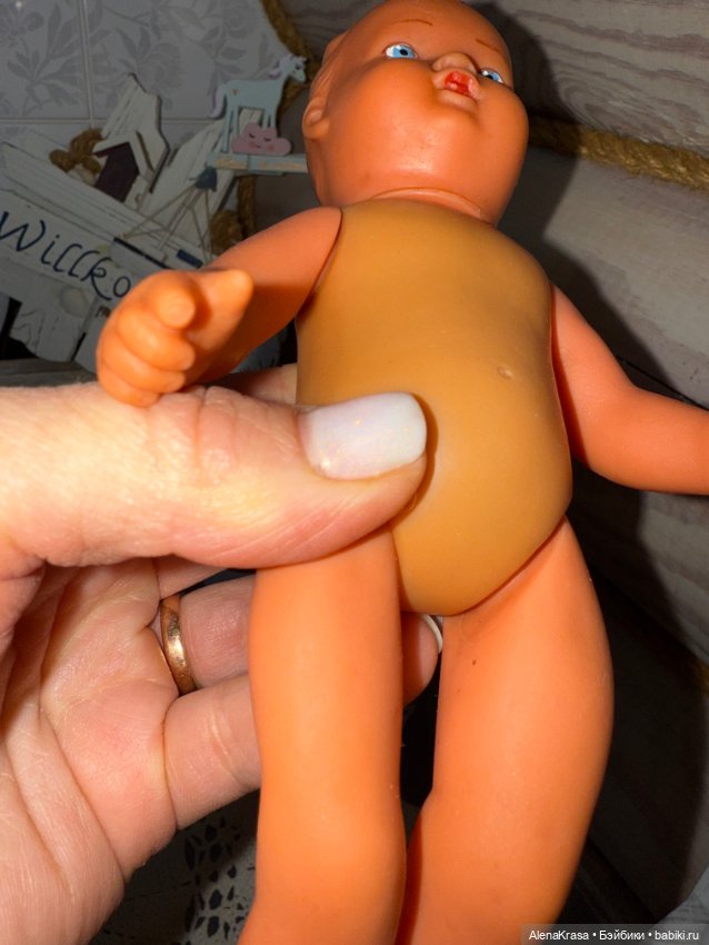 Резиновый пупс ГДР — Винтажные куклы и игрушки детства (фото 4)