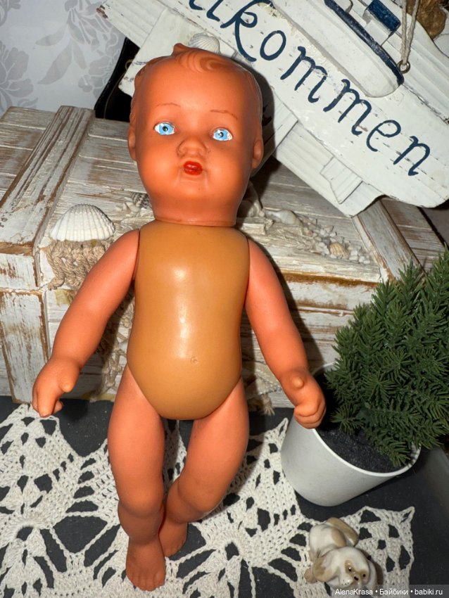 Резиновый пупс ГДР — Винтажные куклы и игрушки детства (фото 3)