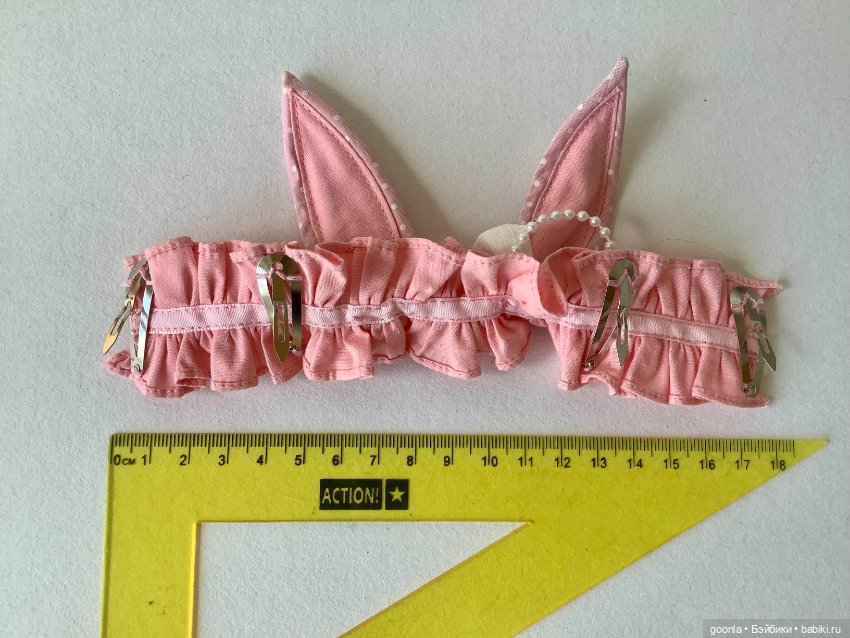 Повязка на голову с ушками (фото 3)