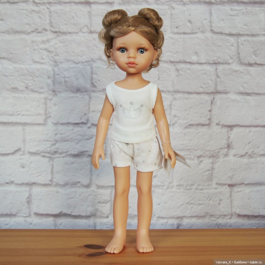 Paola Reina, кукла Валерия, в пижаме, рост 32 см, № 3 (фото 9)