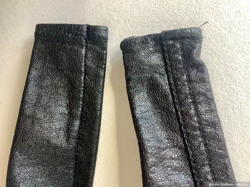 Узкие брюки из кожзама на бжд SD (фото 6)