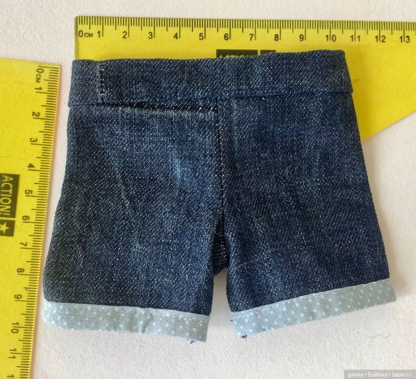 Джинсовые шорты на бжд SD (фото 3)