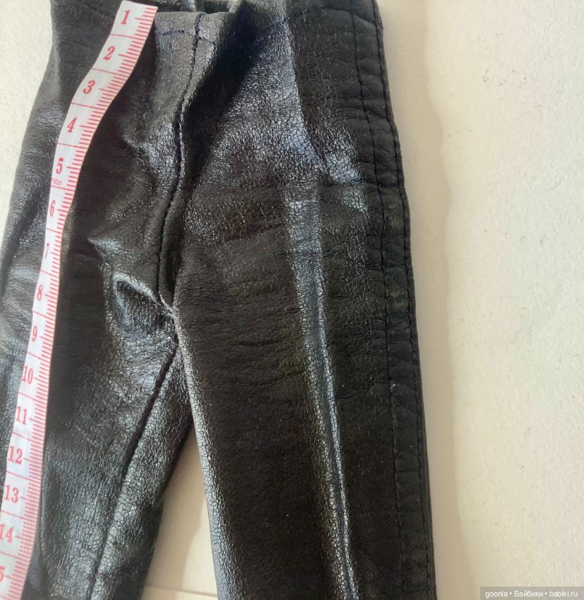 Узкие брюки из кожзама на бжд SD (фото 3)