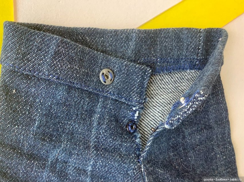 Джинсовые шорты на бжд SD (фото 5)