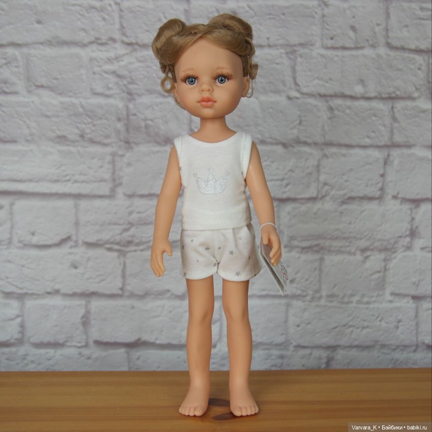 Paola Reina, кукла Валерия, в пижаме, рост 32 см, № 5 (фото 4)