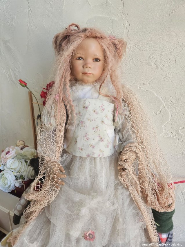 Коллекционные куклы - Обезьянка Nula от Annette Himstedt. 2006 год