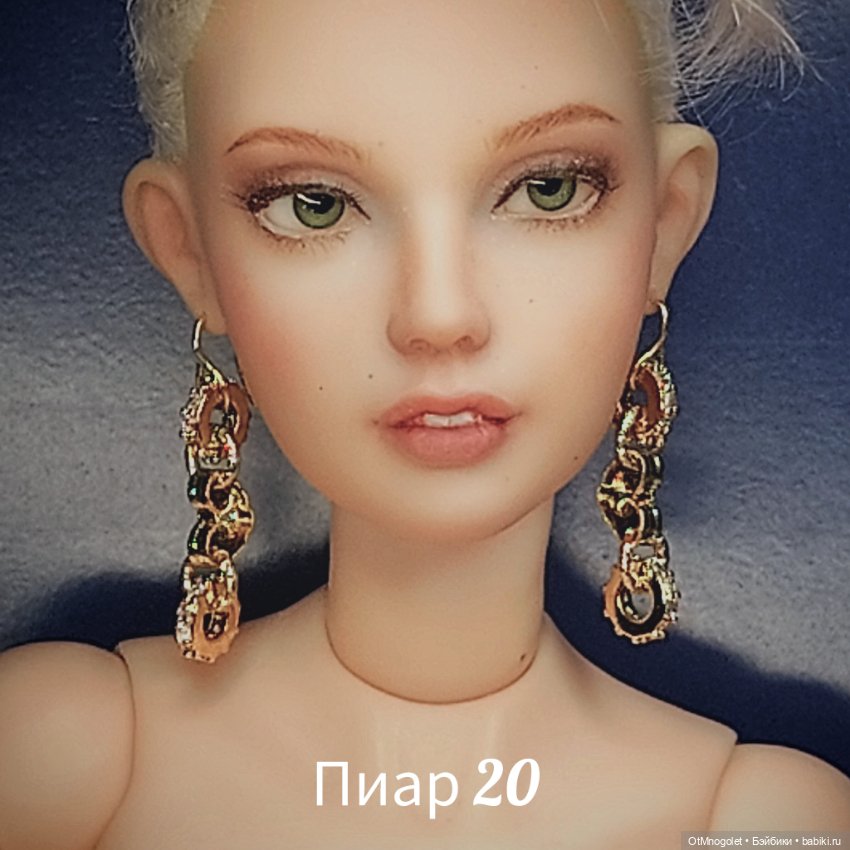Серьги для кукол Рopovy, Tonner, Barbi (фото 4)