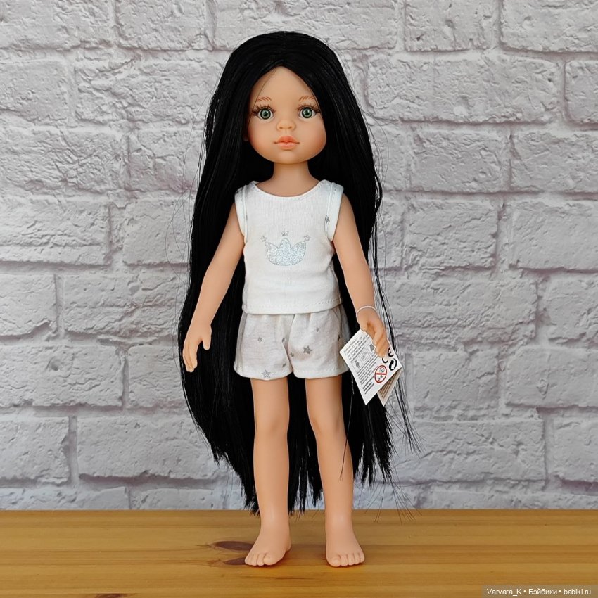 Paola Reina кукла Карина, 32 см, в пижаме, арт 13233, № 3