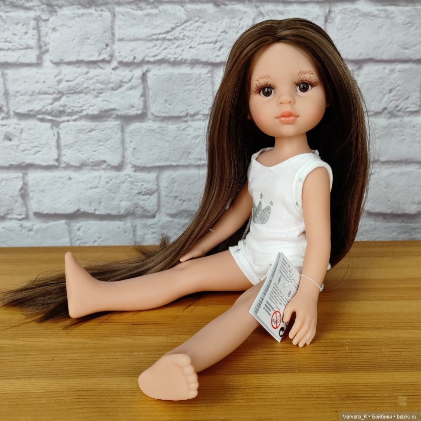 Paola Reina кукла Лаура, 32 см, в пижаме, арт 13234, № 1