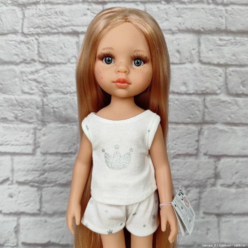 Paola Reina кукла Роза, 32 см, в пижаме, арт 13232, № 1