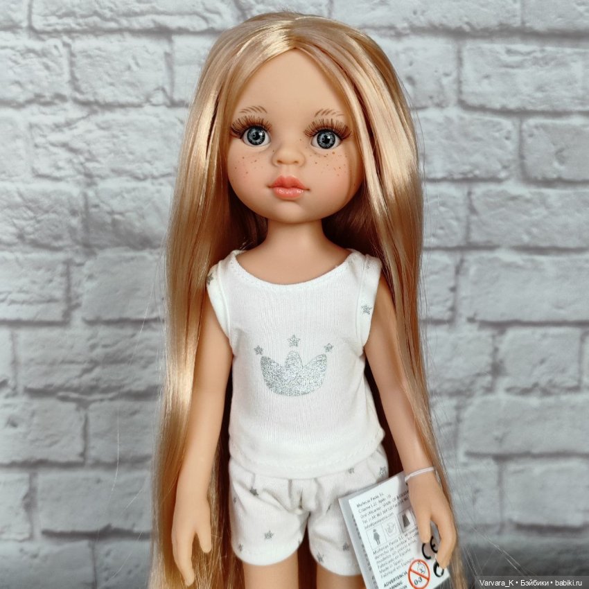 Paola Reina кукла Роза, 32 см, в пижаме, арт 13232, № 3