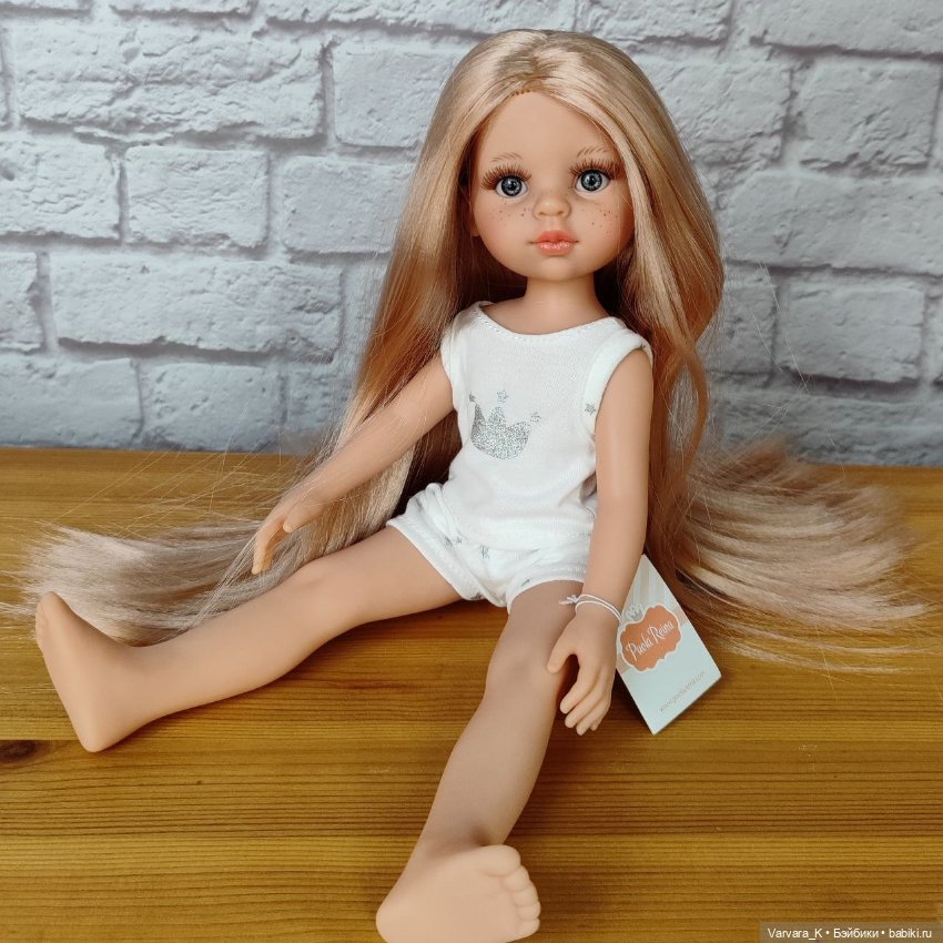 Paola Reina кукла Роза, 32 см, в пижаме, арт 13232, № 5 (фото 6)