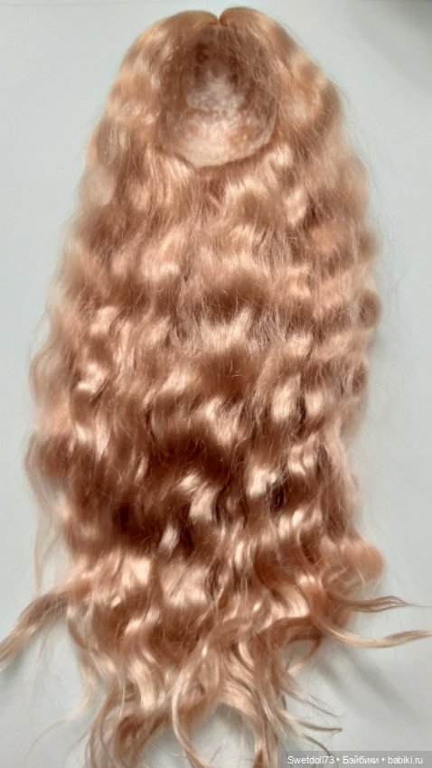 Парик для бжд ( около 12 см ог) (фото 3)