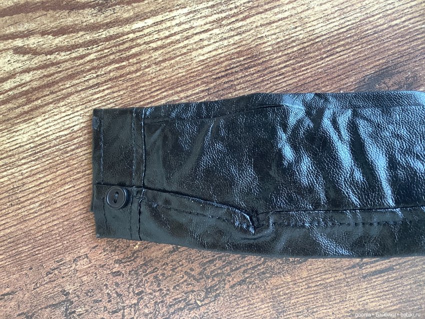 Кожанка с трикотажным капюшоном на парня бжд SD