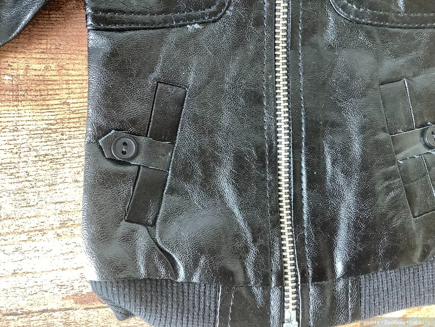 Кожанка с трикотажным капюшоном на парня бжд SD (фото 4)