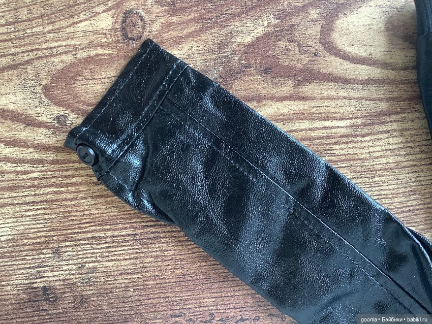 Кожанка с трикотажным капюшоном на парня бжд SD (фото 5)