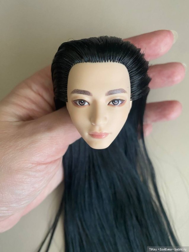 Голова Кен БТС - Чонгук — ООАК (кастом куклы)