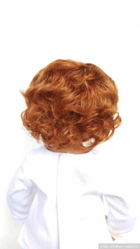 Парики 8-9" - Амурчик, 5 цветов на Meadow dolls 28 см, Руби Ред 37 см, Wichtel (Вихтель) (фото 3)