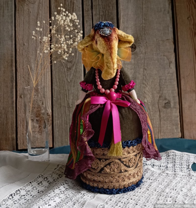 Фелиция - кукла игольница (фото 6)