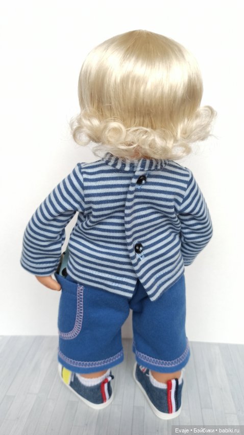 Парики 8-9" - Мелкие кудряшки, три цвета. Подходят Meadow dolls 28 см, Wichtel (Вихтель) (фото 9)