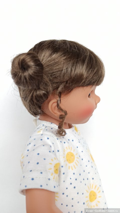 Парики 8-9" - Бобышки с локонами, 2 цвета. Подходят Meadow dolls 28 см, Wichtel (Вихтель) (фото 5)