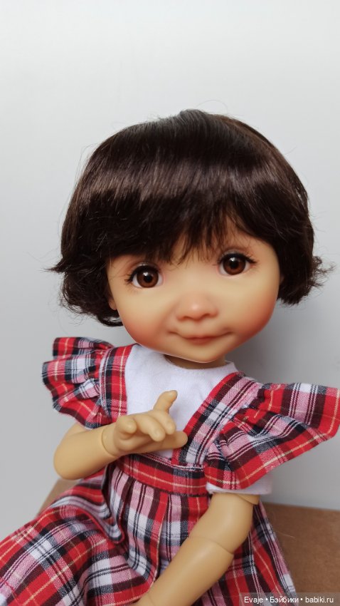 Парики 8-9" - Мелкие кудряшки, три цвета. Подходят Meadow dolls 28 см, Wichtel (Вихтель)