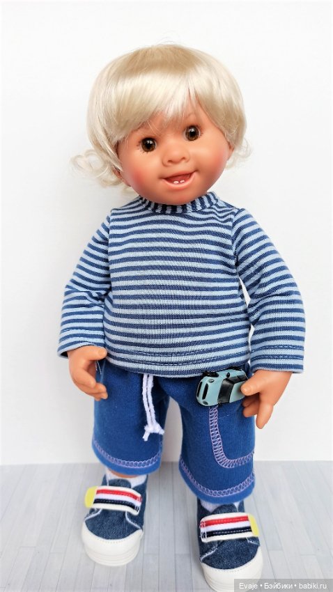 Парики 8-9" - Мелкие кудряшки, три цвета. Подходят Meadow dolls 28 см, Wichtel (Вихтель) (фото 8)