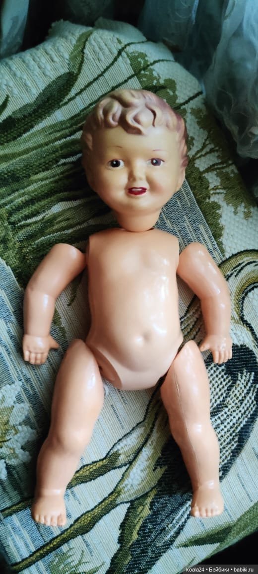 Кукла Пупс СССР Малыш. Целлулоид. Клеймо