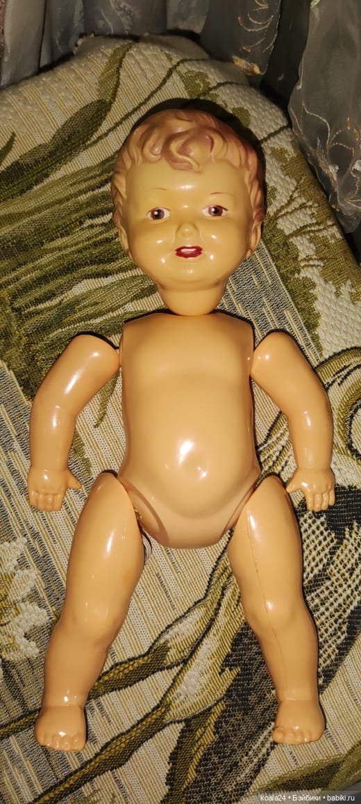 Кукла Пупс СССР Малыш. Целлулоид. Клеймо (фото 3)