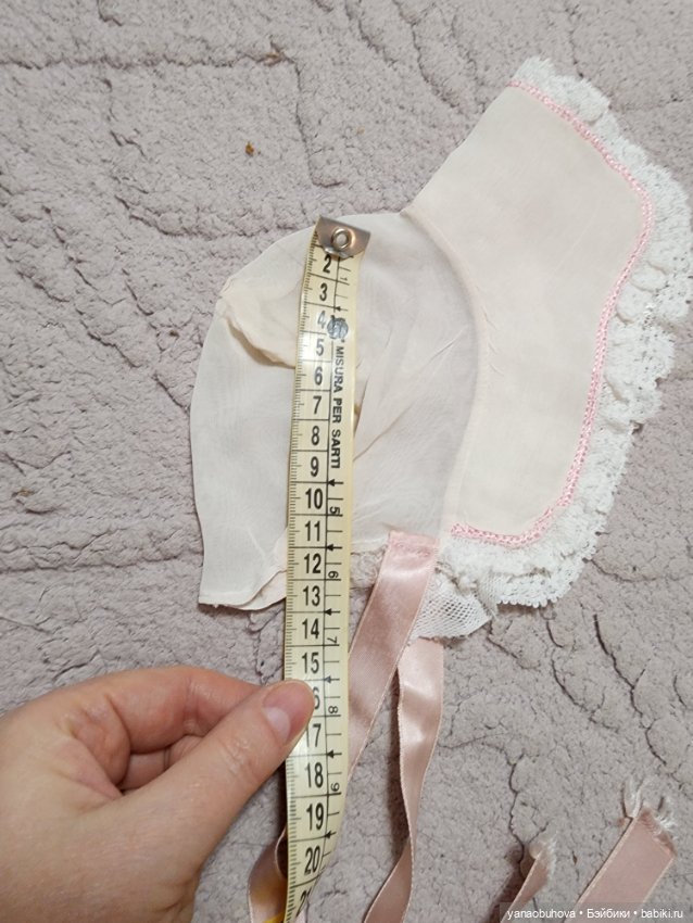 Винтажные чепчики для антикварных и винтажных кукол (фото 6)