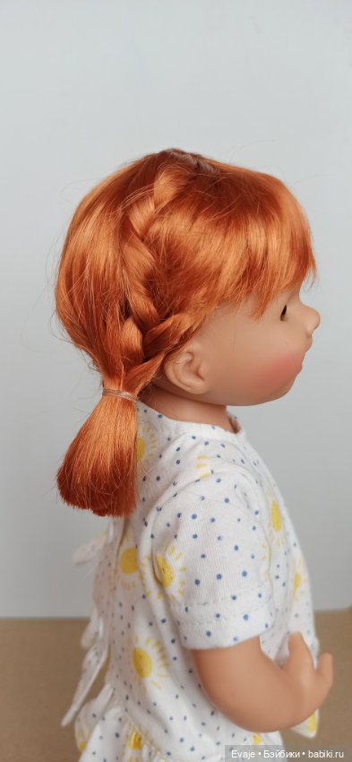 Парики 8-9" - 5 моделей, на Meadow dolls 28 см, Wichtel