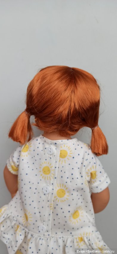 Парики 8-9" - 5 моделей, на Meadow dolls 28 см, Wichtel