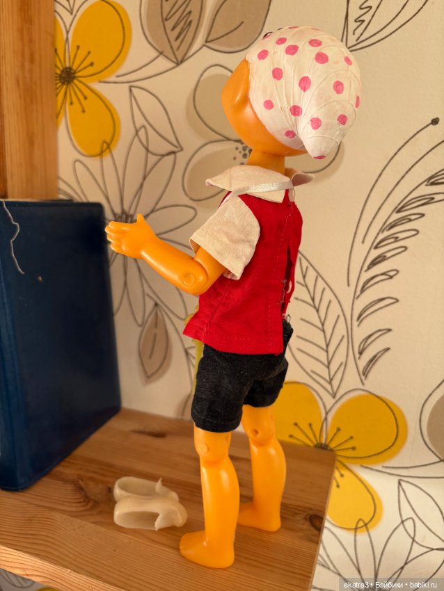 Буратино шарнирный — Винтажные куклы и игрушки детства (фото 3)