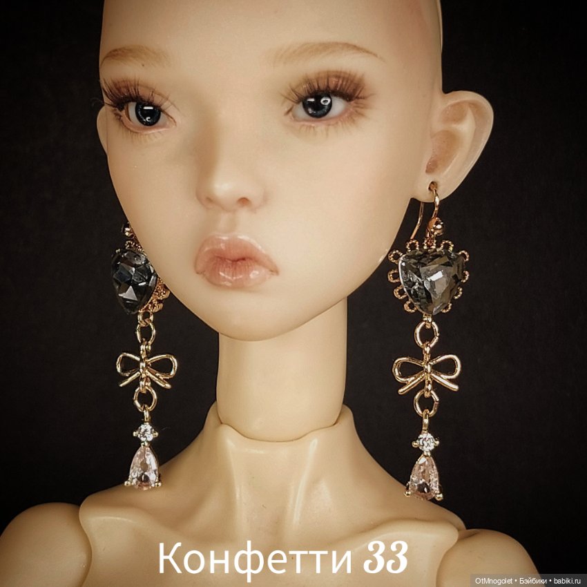 Серьги для кукол Рopovy, Tonner, Barbi (фото 6)