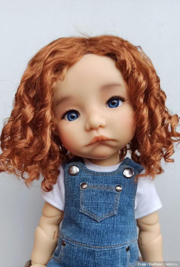 Парики 9-10" - Спиральки с пробором, 4 цвета