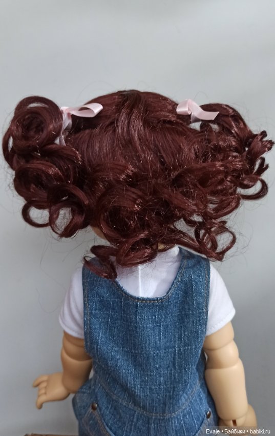 Парики 9-10" - Локоны с хвостиками и бантами, 2 цвета (фото 5)