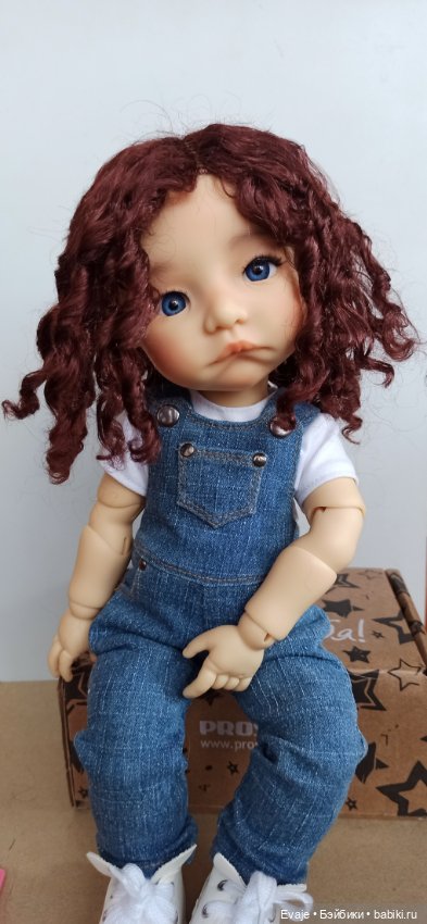 Парики 9-10" - Спиральки с пробором, 4 цвета (фото 5)