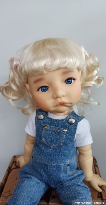 Парики 9-10" - Локоны с хвостиками и бантами, 2 цвета (фото 2)