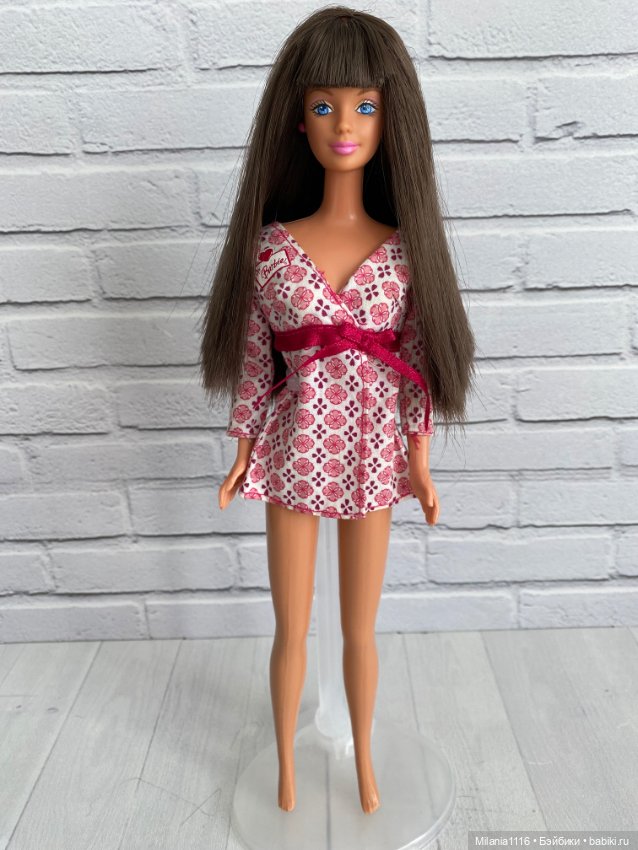 Игровая кукла - Sticker Craze Barbie 1997 г. Брюнетка купить в