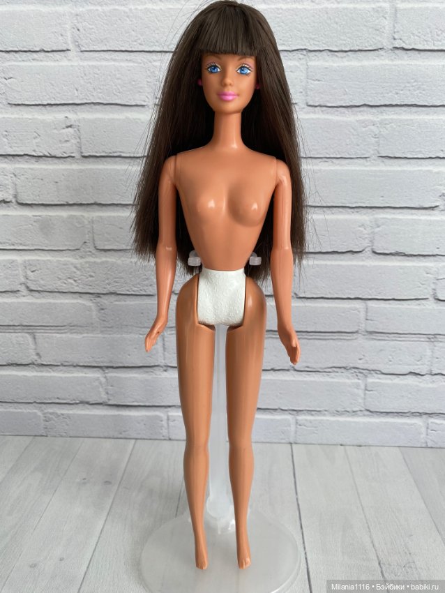 B'zコレクション バラ売り可 Игровая кукла - Sticker Craze Barbie 1997 г. Брюнетка купить в